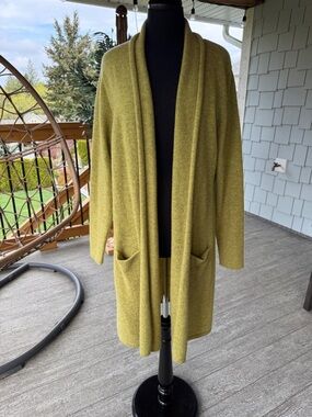 Two Danes | Lambs Wool  Draped Open Front Cardigan